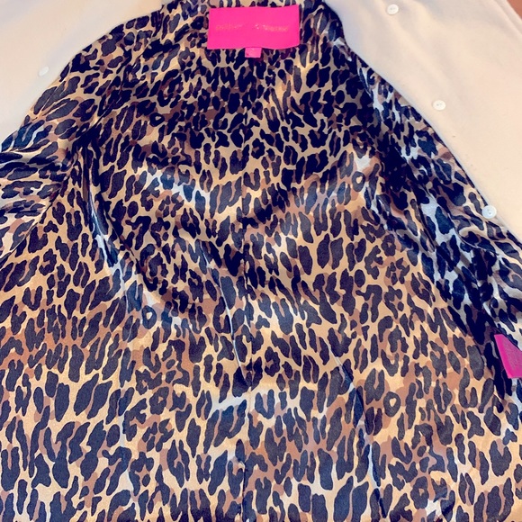 Rare Cream Betsey Johnson Pea Coat with Gold Heart on buttons - Size 4 - Picture 11 of 11